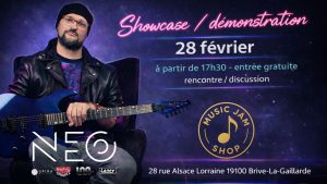 Showcase / démonstration – Music Jam Shop Brive-La-Gaillarde