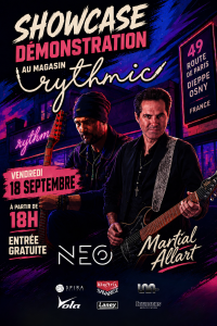 Showcase / démonstration Neo et Martial Allart – Magasin Rythmic (95)