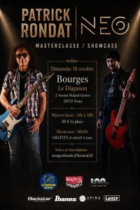 Masterclasse et showcase Patrick Rondat et Neo – Bourges