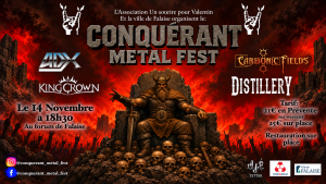 Concert ADX – Conquérant Metal Fest (Falaise)